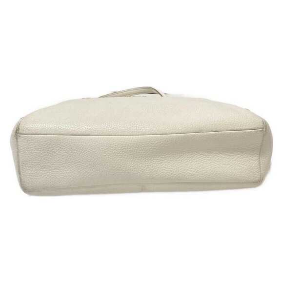 Auth COACH Pebbled Leather Prairie Satchel 34340 Cream Leather - Handbag - Picture 3 of 12